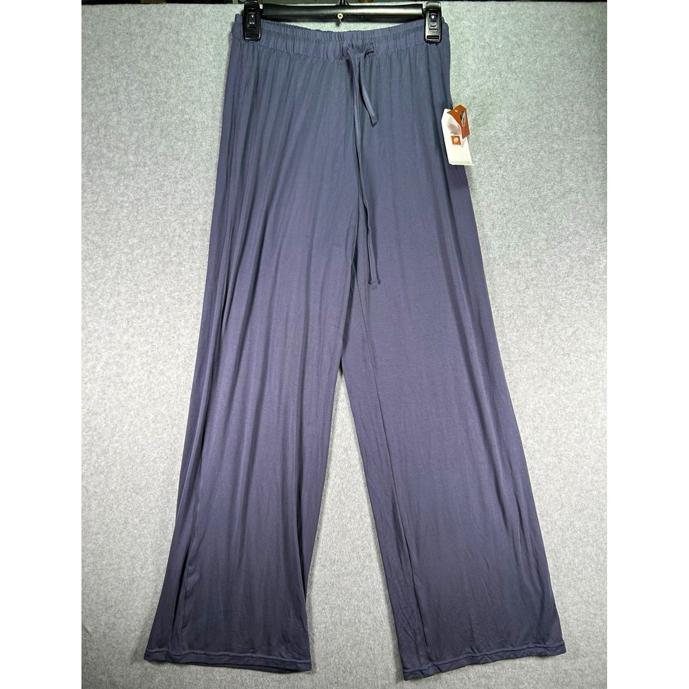 Moole Dance Pajama Pants Women's L Gray Knit Drawstring Waist Lightweight